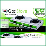 ⚠️ ✯ ◰ Kyowa KW-3558 Double Burner Gas Stove Heavy Duty Burners KW3558 (Houseware Express)