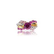 G26039 - Cute Ribbon Ladies babyBrooch / Kerongsang Ribbon Gadis Comel - Size  ( w x h )  :   19 mm 