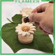 [Flameer] Essential Oil Diffuser Durable Scent Diffuser Unique Portable Wooden Diffuser Car Diffuser for Hotel Home Bedroom Car Party