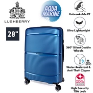 Lushberry PLASMA LITE (28") Unbreakable &amp; Ultra Light PP Luggage Water Resistant Zippers Silent Twin Wheels TSA Lock