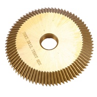 1Pc Titanium Coated Key Machine Cutter 70X7.3X12.7Mm 80T Hss Key Duplicate Machine Saw Blade for Cut