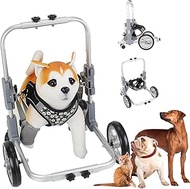 4 Wheels Dog Wheelchair Walker For Front Legs, Dog Wheel Chair, Assisted Walking Pet Stroller For Di