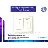 2 Gang Autogate Switch / Push Button For Door Access / Autogate System