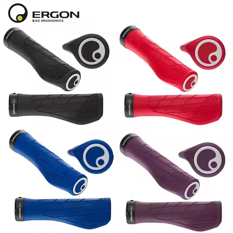 Ergon GA3 L Size Ergonomic All-Mountain Bike Grips Comfort & Wrist Support for MTB Non-Slip Mountain