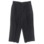 Unused CELINE 2P792512R 100% Wool Side Stripe Classic Tuxedo Pants, Black, Size 36, Made in Italy