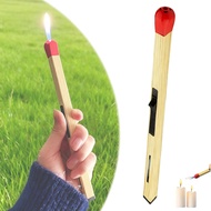 Matchstick Candle Lighter, Match Stick Candle Lighter, Windproof Refillable Butane Gas Lighters, Adj