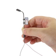 Maket Miniatur Lampu Jalan Nyala LED 1:100 Traffic Light Dollhouse Accessories Warna Putih