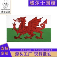 90*150sm Pengeluar Bendera Wales 3*5 Sumber Bendera Poliester Bendera Wales Dalam Stok