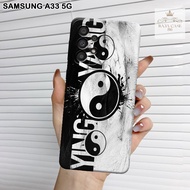 Softcase Samsung A33 5G - Rajacase - Case Samsung A33 5G - Motif Case Yinyang - Case Samsung A33 5G 