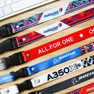 AIRLINES LANYARD | AVIATION | FLIGHT | AIRWAYS | AIRPLANE | CABIN CREW | PILOT | AIRLINES SERIES