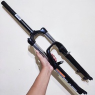 Fork Garpu RST BLAZE Preload Travel 120mm Sepeda Mtb 26 Inch Os Oversize Discbrake / Vbrake