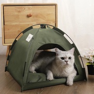 Tenda Portátil Dobrável para Animais de Estimação - 3 Tamanhos Disponíveis Cama Macia para Gatos e C