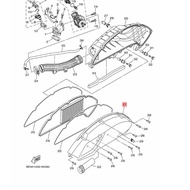 Rare Nmax Aerox 155 New Connected Ygp B6H-E4412-10 Air Filter Box Cover