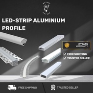 LED STRIP ALUMINIUM COVER  LED ALUMINIUM PROFILE COVER CASING (3METERS)