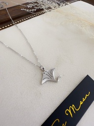 【母親節精選】魟魚項鍊 － # 925純銀 簡約 男款 長項鍊