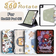 CODE B55V Ready Case Redmi Pad SE 11 inch Acrylic Case Xiaomi Pad 6 72 Rotate Flip Case With Pen Slo