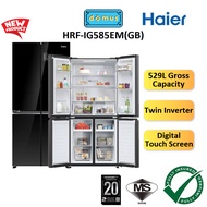 Haier Refrigerator 4 Door Inverter Fridge 529L Gross 4 Doors Peti Sejuk Peti Ais 4 Pintu Inverter Mu