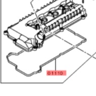 valve cover gasket lancer ex 1.6 4a92 xpander 4a91