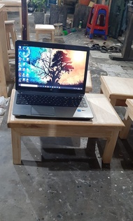 meja laptop/belajar uk 30x50cm tinggi 26cm, dari kayu jati belanda, meja makan, meja cafe , meja ngaji