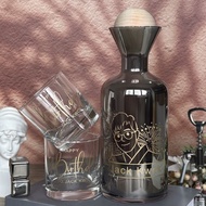 客製化生日禮盒 創意人像雕刻祝福套裝家居冷水壺醒酒壺 商務送禮