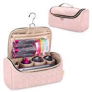 Cherryshe Travel Storage Bag Compatible with Dyson Airwrap Styler with Hanging Hook ,Portable travel case Organizer for Airwrap Styler and Attachments