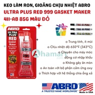 RTV silicone sealant for heat-resistant gaskets and gaskets Abro Ultra Plus Red 999 Gasket Maker 411