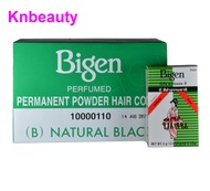 Bigen บีเง็น ผงย้อมสี 6 g. แท้ 100% (B สีดำธรรมชาติ) กล่องละ 1 โหล