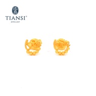 TIANSI 916 (22K) GOLD LOVE EARRING LOVE耳钉-4003- Subang Emas