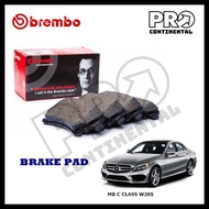 BREMBO MERCEDES BENZ W205 C180 C200 BRAKE PAD