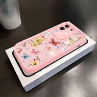 Casing hp for VIVO Y29 4G Y300T 5G T4X 5G Case Flower Spring Style Aesthetic Case made of Silicone M