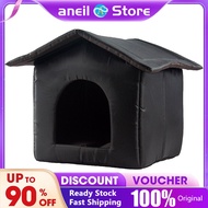 Outdoor Cat House, Outdoor Cat House Weatherproof, Indoor Dog House, Thickened Weatherproof Foldable Cat Tent, Winter Warm Oxford Cloth Stray Cats Shelter For Outdoor Feral Cat Dog