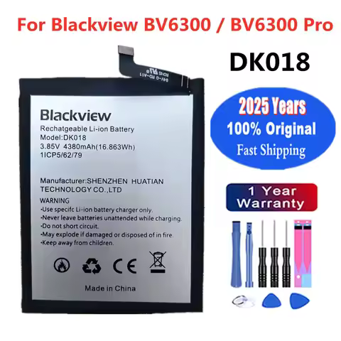 2025 Years New 100% Original DK018 Battery 4380mAh For Blackview BV6300 Pro BV6300Pro Mobile Phone B
