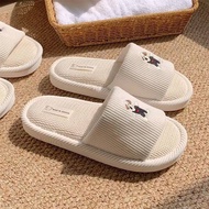 Indoor Slippers Female Cute Linen Slippers