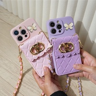 Slingcase Butterfly Wallet Chain Oppo A5i A5 Pro A6 Pro A3X A5X A15 /A15S A18/A38 A60 A16/A16S A16K 