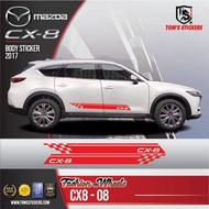 MAZDA CX-8 CAR BODY STICKER SET CX8 - 08