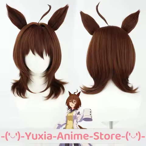 Uma Musume Pretty Derby Agnes Tachyon Cosplay Wig Anime Game Roleplay Party Costume Prop Wigs Synthe