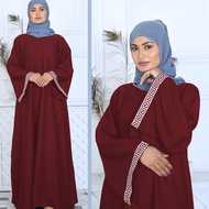 New Jubah Versace Cuff Stylish Abaya For Muslimah Plus Size Ready Stock[XS TO 7XL]