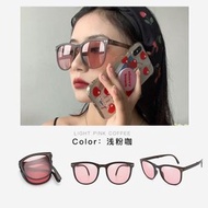 折疊偏光墨鏡 女夏防紫外線太陽鏡 輕便彈簧腿太陽眼鏡（平行進口）（快遞送貨上門）