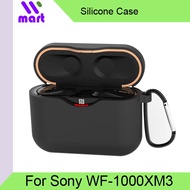 Silicone Protective Case with Keychain for Sony WF-1000XM3 Wireless Headphones