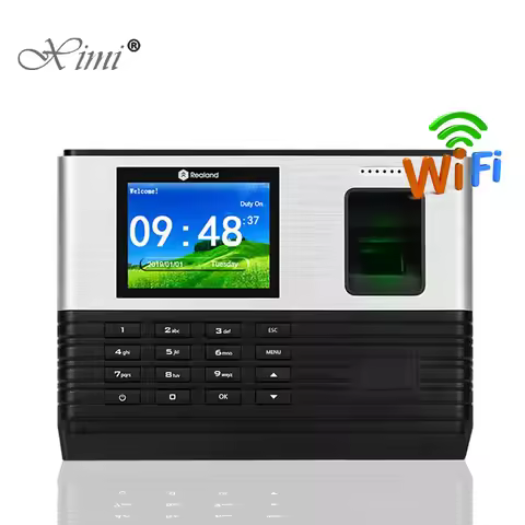 Wifi RFID 2.8inch Biometric Fingerprint Time Attendance TCP/IP USB Office Check-in Realand System Ti