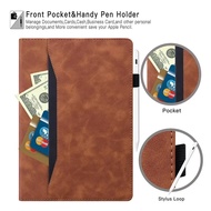 For Apple ipad Pro 13inch 2024 （A2926 A3007 ）/2025 Case Business Leather Wallet Cards Stand Case