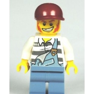 Lego City bandit Minifigures Red Cap