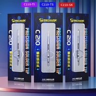 MECHANIC C210 lead-free soldering tip, JBC C210 T210 T26 T26D S21 tips; fast heating; C210-I/IS/K he