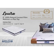 Fibre Star LOUISA ~ 7 inches 100% Natural Coconut Fibre Mattress with Plus Top High Density Foam床褥椰丝舒适型Tilam Bagus Tidur