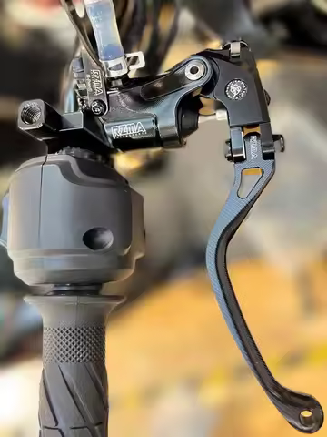 RZMA motorcycle modification GT02 new direct push folding rod brake pump with adjustable linear feel