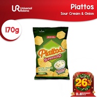 Piattos Supersized Sour Cream & Onion Flavored Potato Crisps 168g