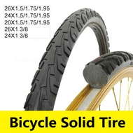 Bicycle 20/24/26 X1.50/1.95/1 3/8 Bicycle Solid Tires 26 Inch Mtb Tire Anti Stab Riding MTB For Roa