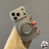 Silver Phone Case With 360 Stand For Vivo iQOO Z11 Z11X Z10 Z10X Z10R Z9X Z9 Turbo Plus Z7 Z7i Z6 Li