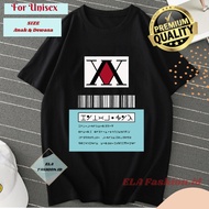 Hunter X Hunter Anime T-Shirt Men's Kurapika T-Shirt HXH Hisoka KilluaWanita Zoldyck