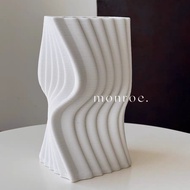 3D Printing Geometric Shape Ceramic Vase Modern Hotel B & B Living Room Desktop Flower Arrangement D